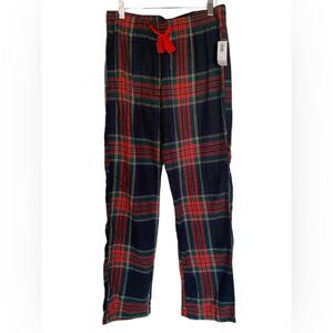 Old Navy Women’s Size XS Multicolored Red Plaid Flannel Holidays PJ Pajamas Pant
